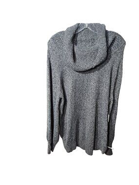 Tahari Womens XL Gray Cowl Neck Sweater